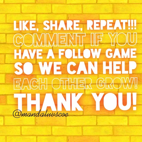 FOLLOW GAME !! HELP ME REACH 200K FOLOWERS!  โค๏ธ๐ช - Picture 2 of 7